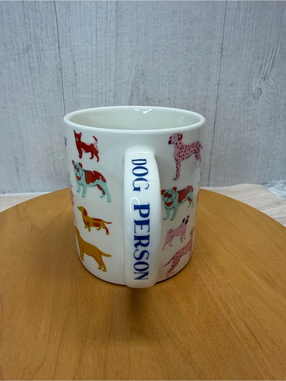 Parker Lane ~ Dog Person Ceramic Mug - Colorful Dog Illustrations Dog Lover